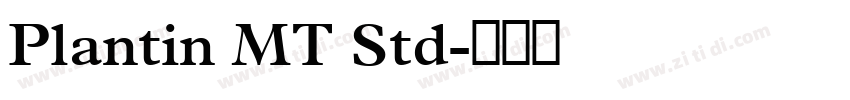 Plantin MT Std字体转换 Plantin MT Std字体转换